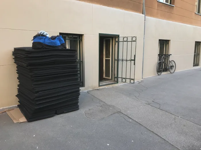 In the process of reframing the first-floor bathroom with stronger lumber.