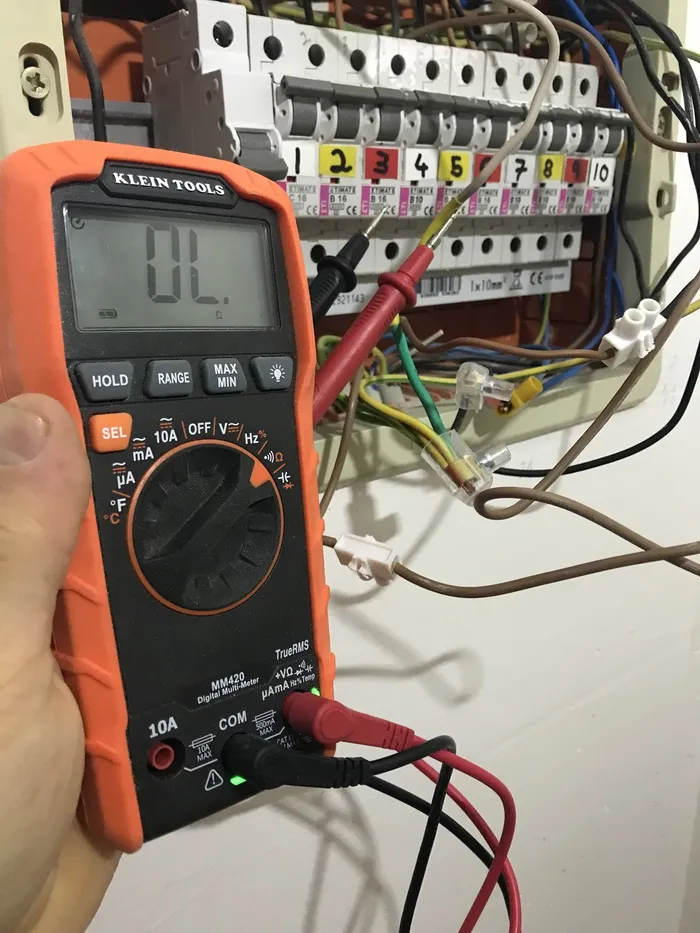 Mapping out continuity of breakers in the panel before the replacement using a multimeter.